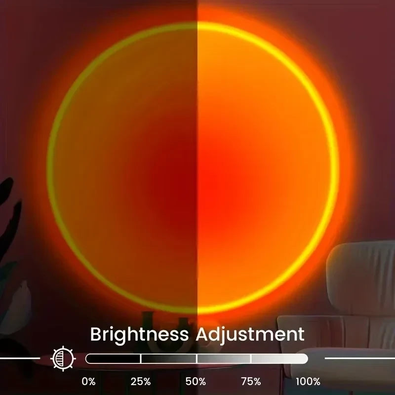 Sunset Projector Lamp — 16-Color Ambient LED Light